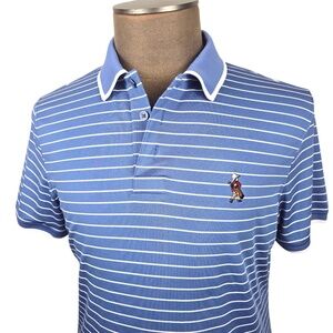G/FORE Men’s Pinehurst Putter Boy Stripe Performance Polo Shirt Size Medium